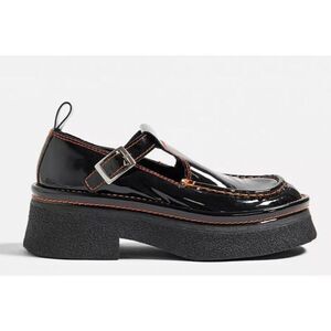 Never Worn Miista Black Patent Leather Loafers 40, 9/9.5